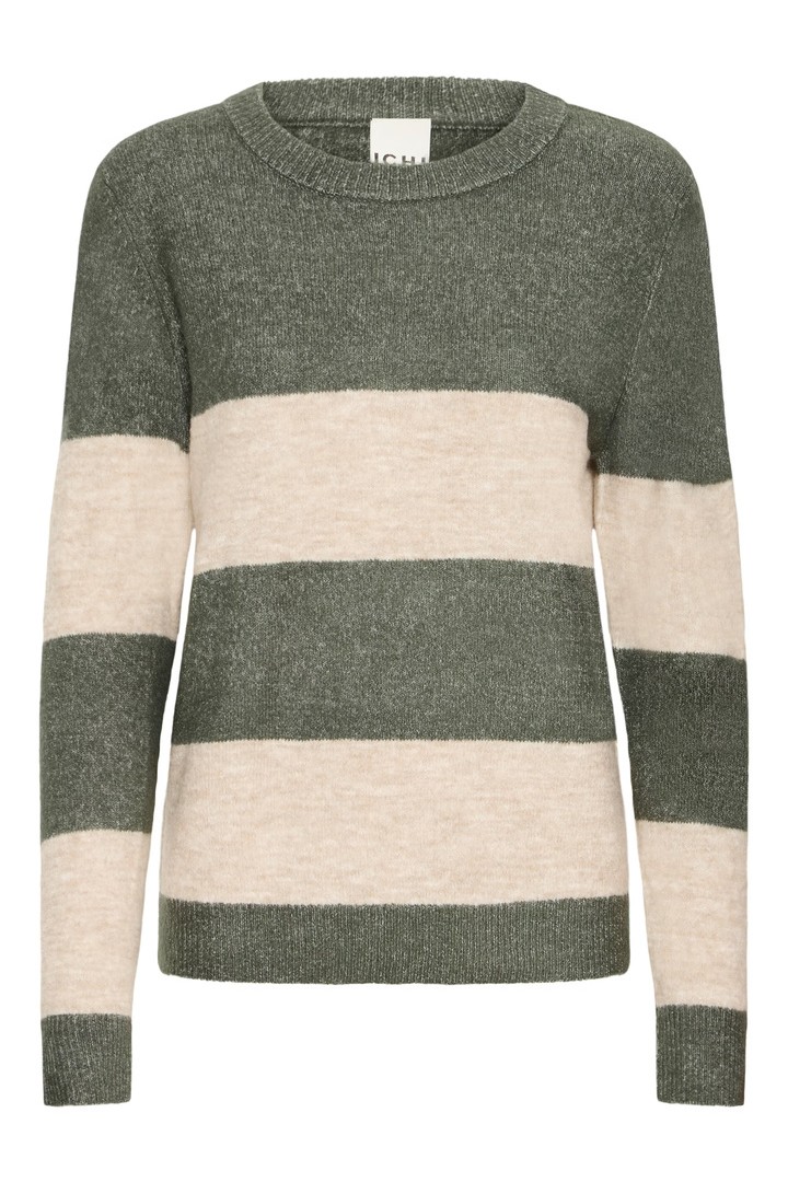 IHEDEEN Pullover RIFLE GREEN STRIPE