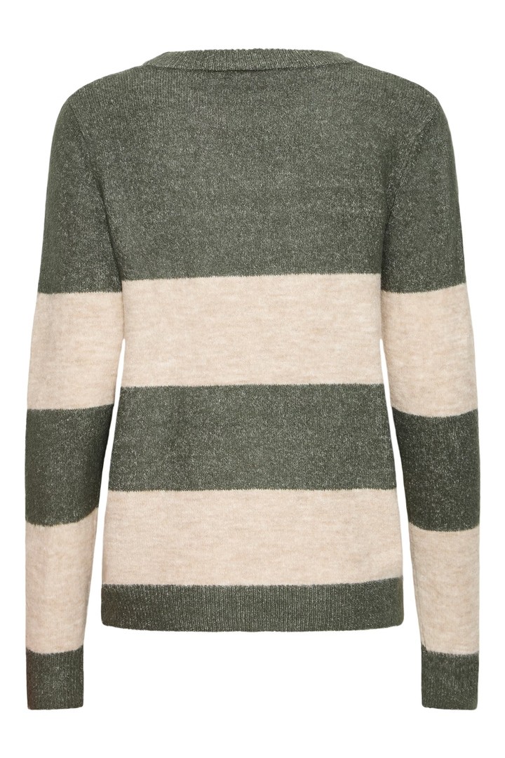 IHEDEEN Pullover RIFLE GREEN STRIPE