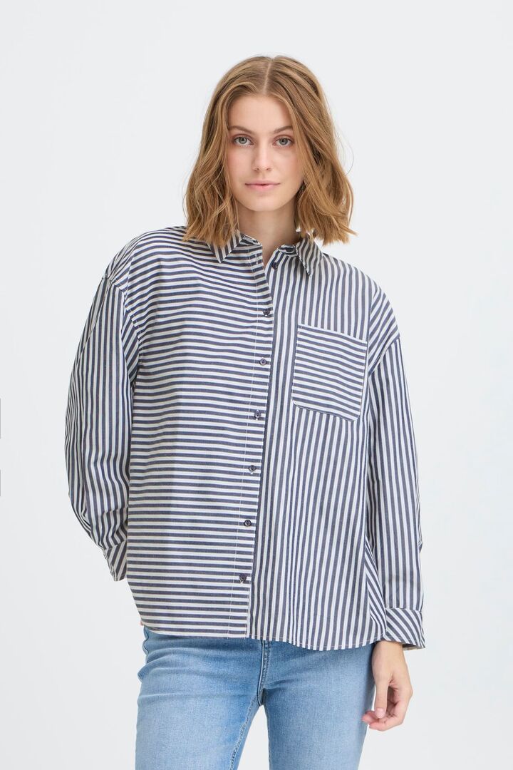 IHEVINOA SHIRT STRIPE PATTERN