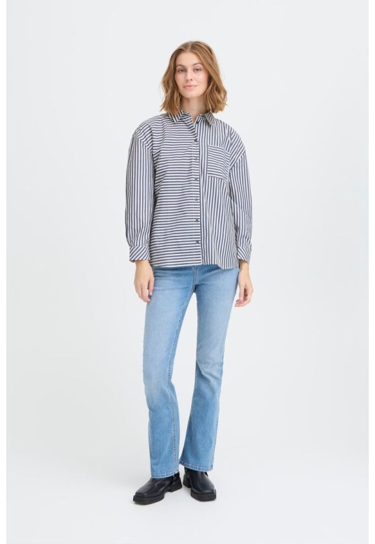 IHEVINOA SHIRT STRIPE PATTERN
