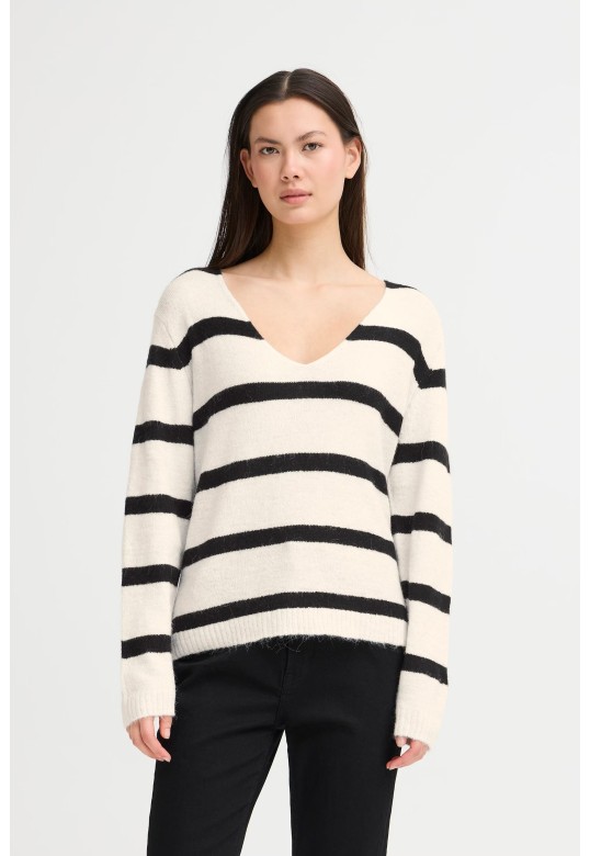 IHKAMARA Pullover METEORITE STRIPE