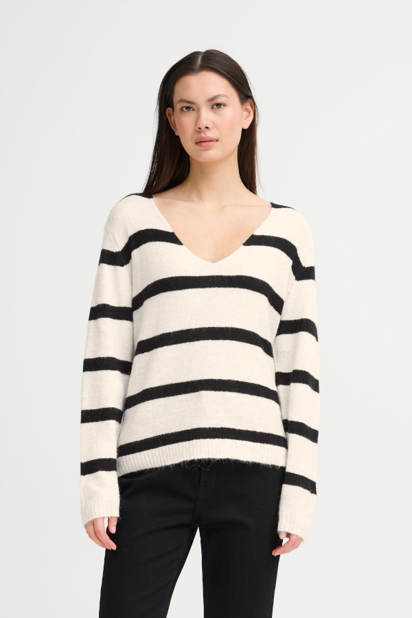 IHKAMARA Pullover METEORITE STRIPE