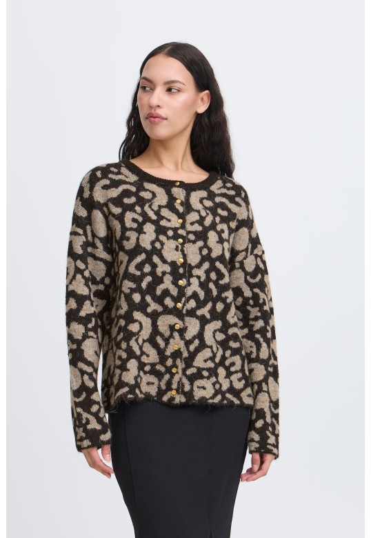IHKAMARA Cardigan SPOTTED ANIMAL