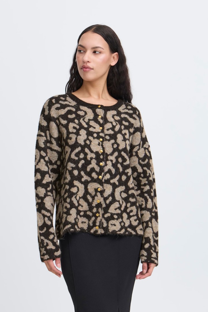 IHKAMARA Cardigan SPOTTED ANIMAL