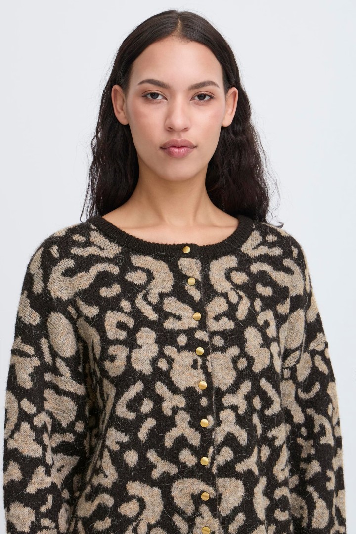 IHKAMARA Cardigan SPOTTED ANIMAL