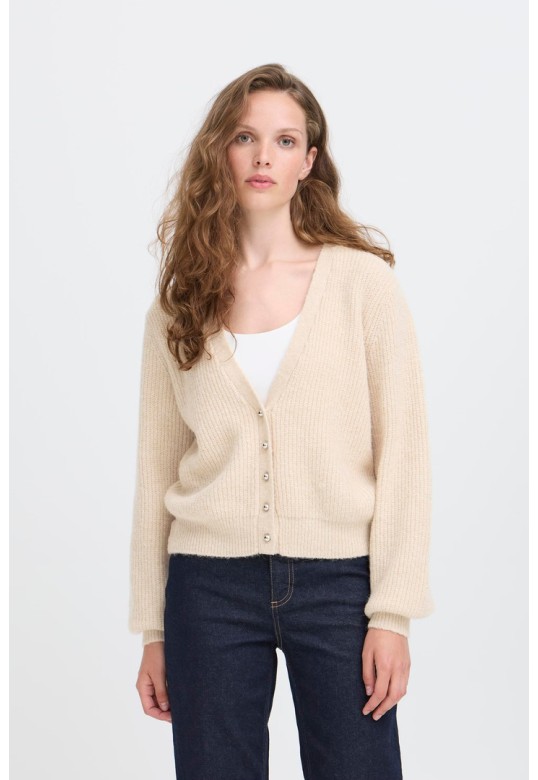 IHMARIN Cardigan  Sandshell Melange