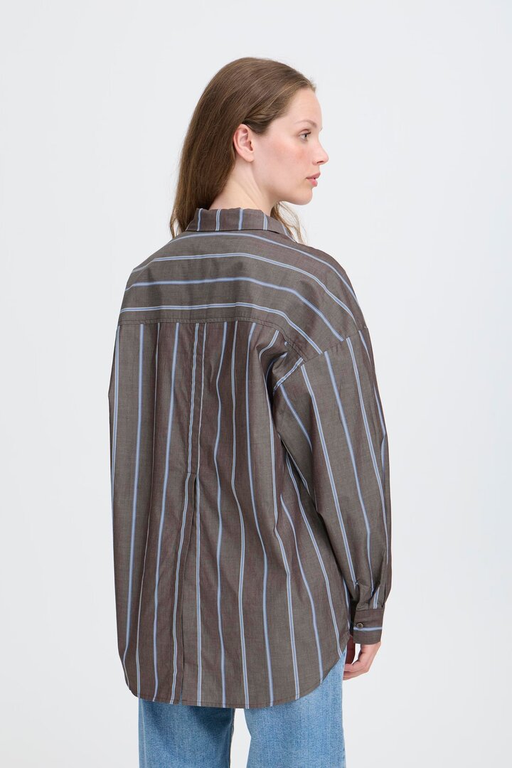 IHSADIA Shirt  Brown Stripe