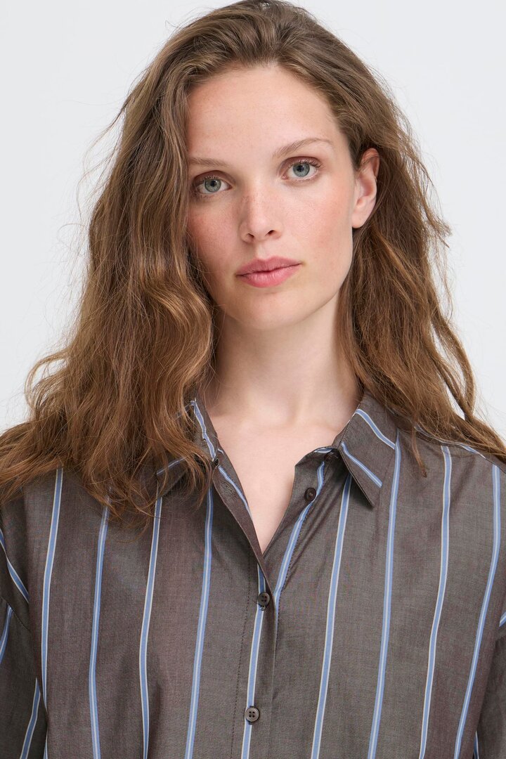 IHSADIA Shirt  Brown Stripe