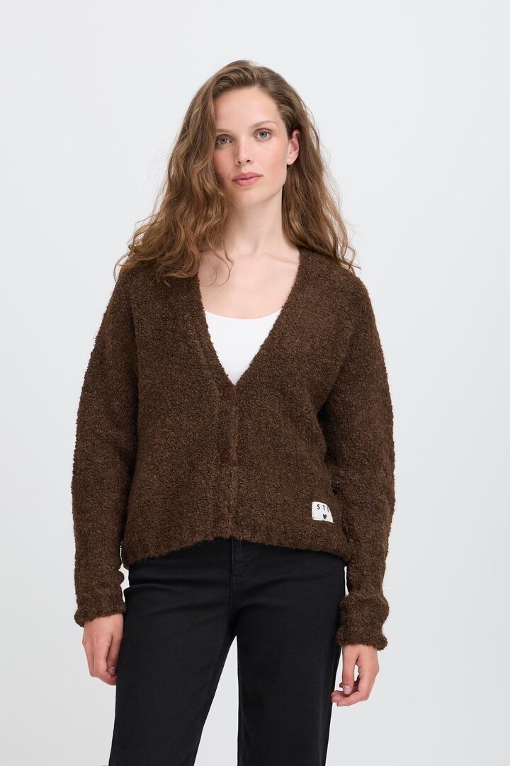 IHBLARISA Cardigan Coffee Bean