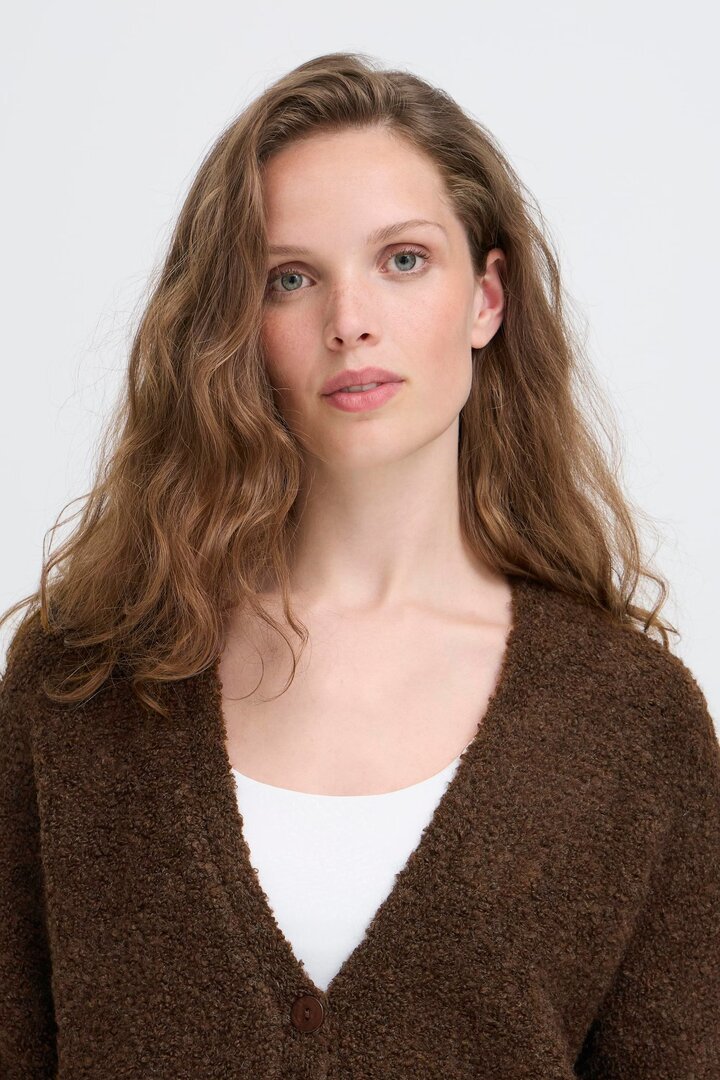 IHBLARISA Cardigan Coffee Bean