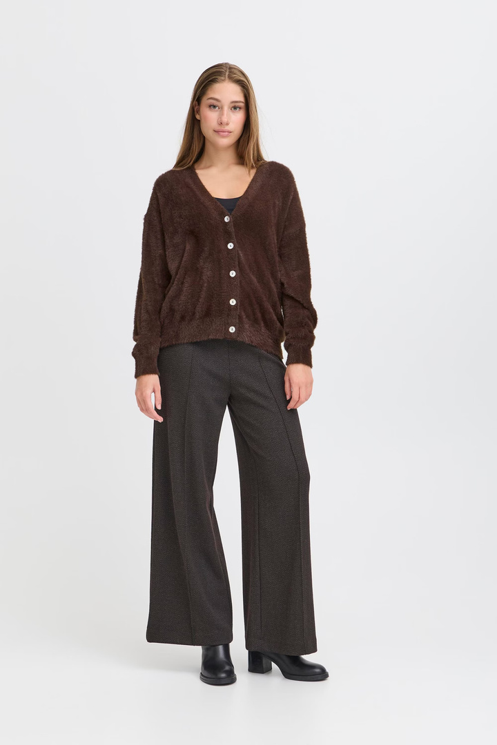 IHBRULA Cardigan Coffee Bean