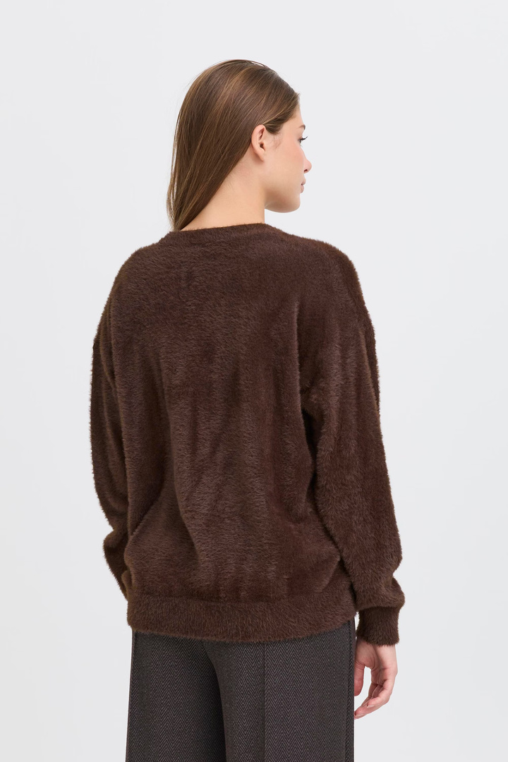 IHBRULA Cardigan Coffee Bean