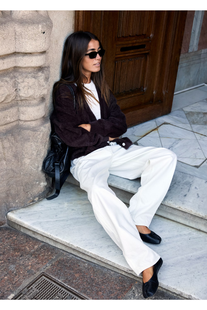 IHBRULA Cardigan Coffee Bean