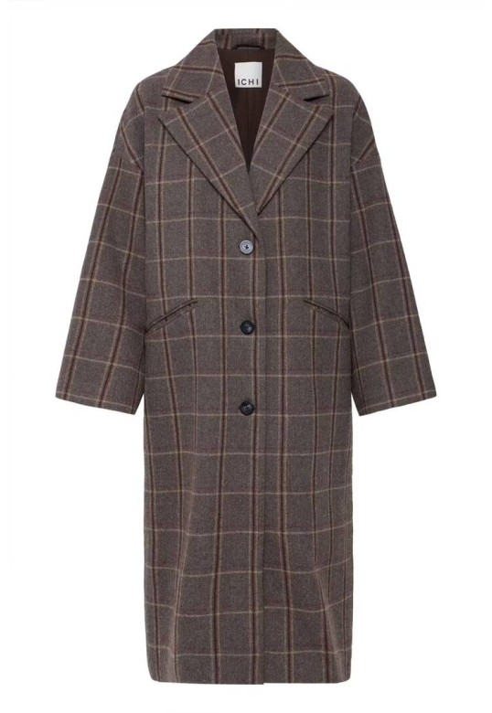 IHEMMALU Jacket Cocoa Brown Check
