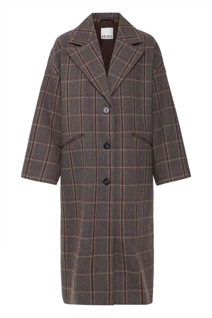 IHEMMALU Jacket Cocoa Brown Check