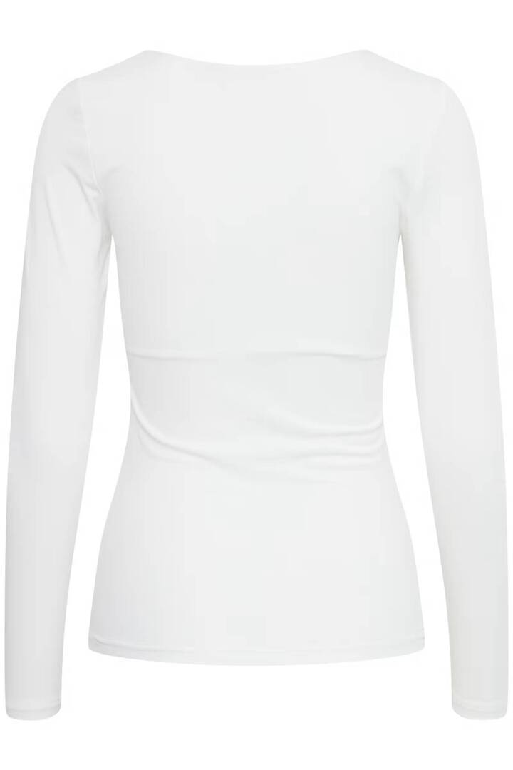 IAGRO Long sleeved T-shirt Cloud Dancer / White