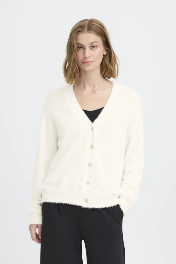 IHBRULA Cardigan Cloud Dancer