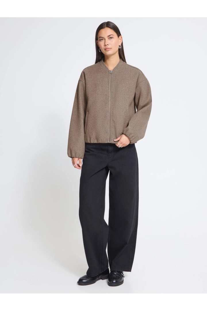 IHJANNET JACKET TAUPE GRAY MELANGE