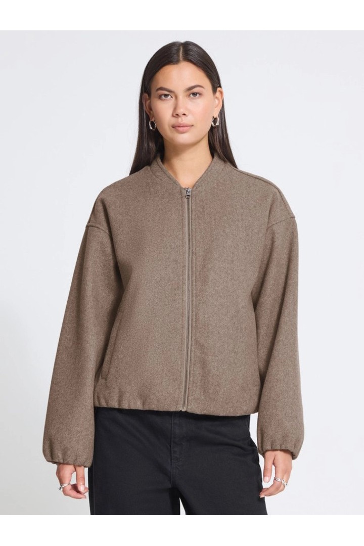 IHJANNET JACKET TAUPE GRAY MELANGE