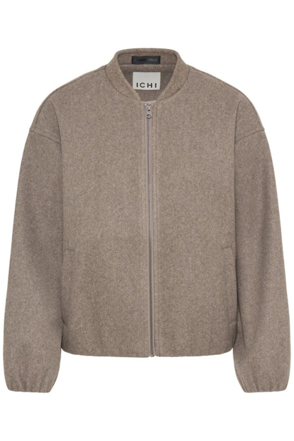 IHJANNET JACKET TAUPE GRAY MELANGE