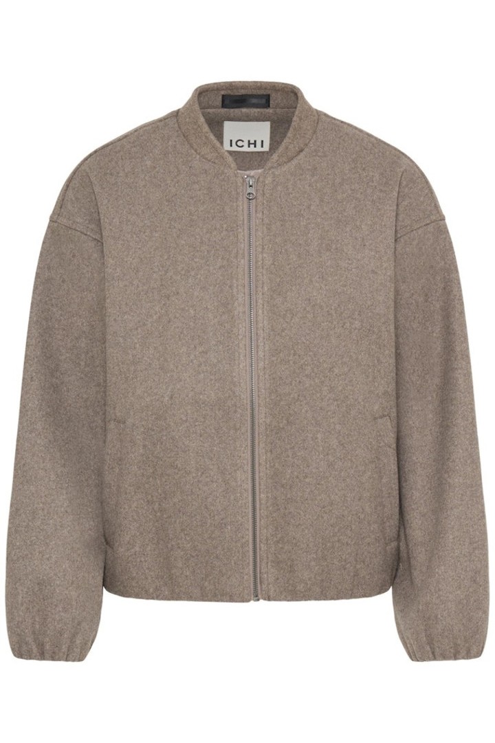 IHJANNET JACKET TAUPE GRAY MELANGE