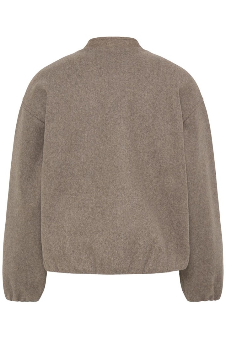 IHJANNET JACKET TAUPE GRAY MELANGE