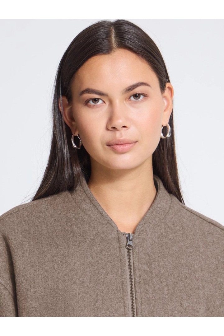IHJANNET JACKET TAUPE GRAY MELANGE
