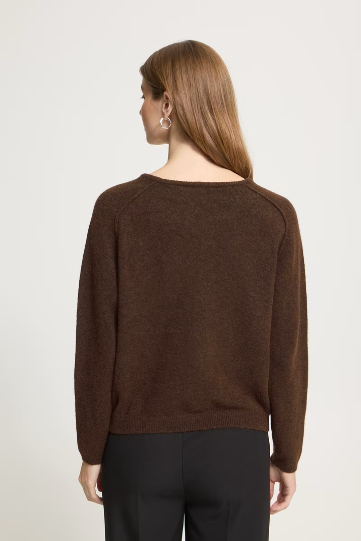 IHDASILA Pullover Chicory Coffee / Brown