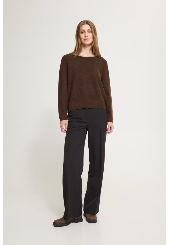 IHDASILA Pullover Chicory Coffee / Brown