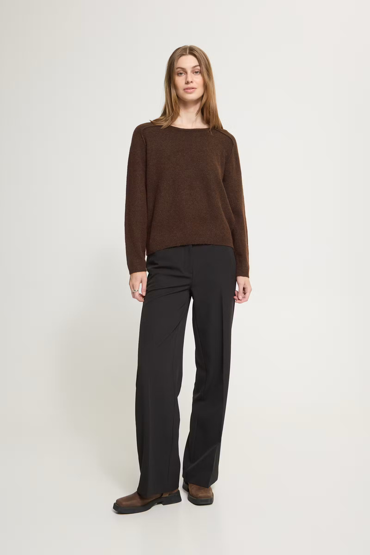 IHDASILA Pullover Chicory Coffee / Brown