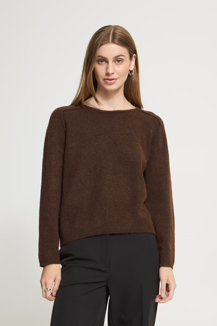 IHDASILA Pullover Chicory Coffee / Brown