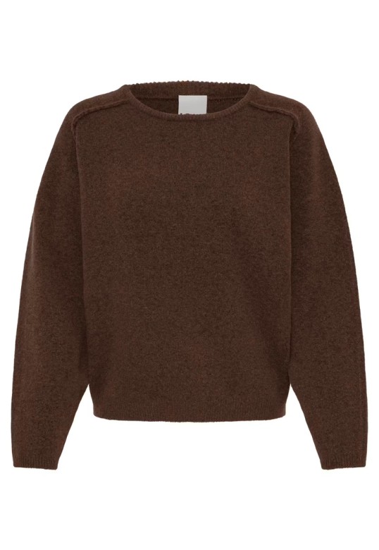 IHDASILA Pullover Chicory Coffee / Brown