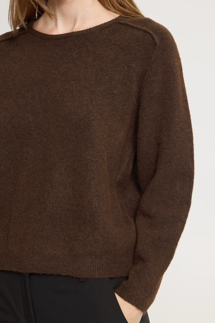 IHDASILA Pullover Chicory Coffee / Brown