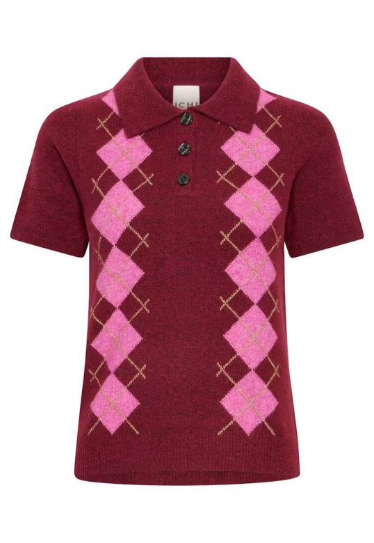 IHDASILA Knit Rhododendron Harlekin / Red