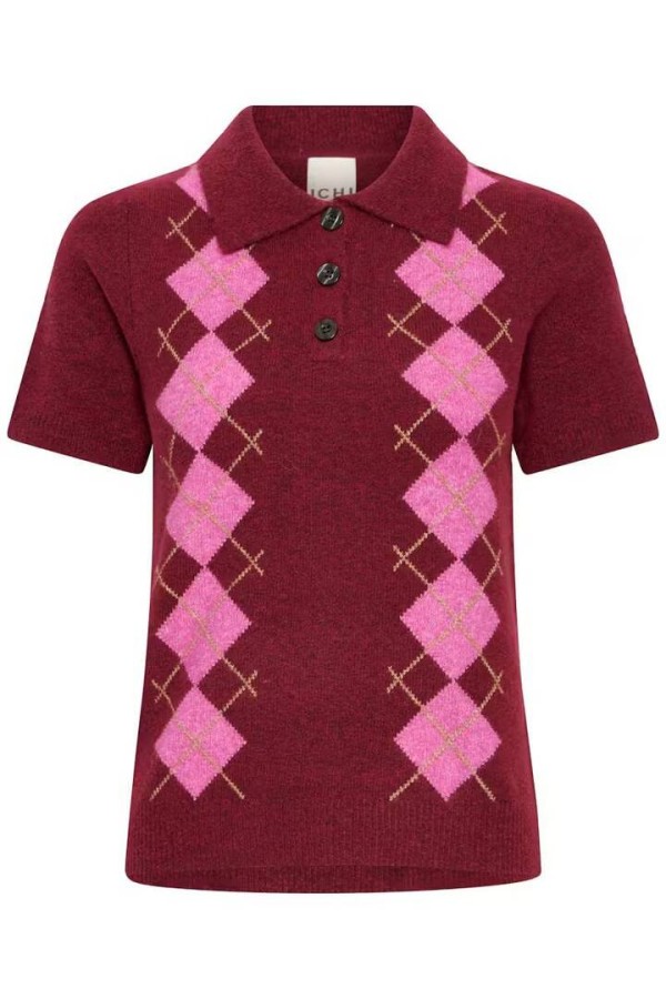 IHDASILA Knit Rhododendron Harlekin / Red