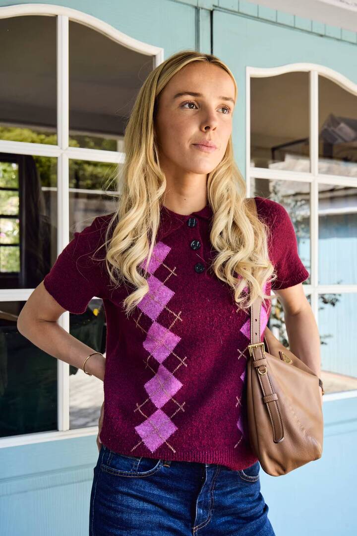 IHDASILA Knit Rhododendron Harlekin / Red