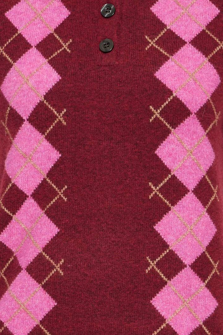 IHDASILA Knit Rhododendron Harlekin / Red