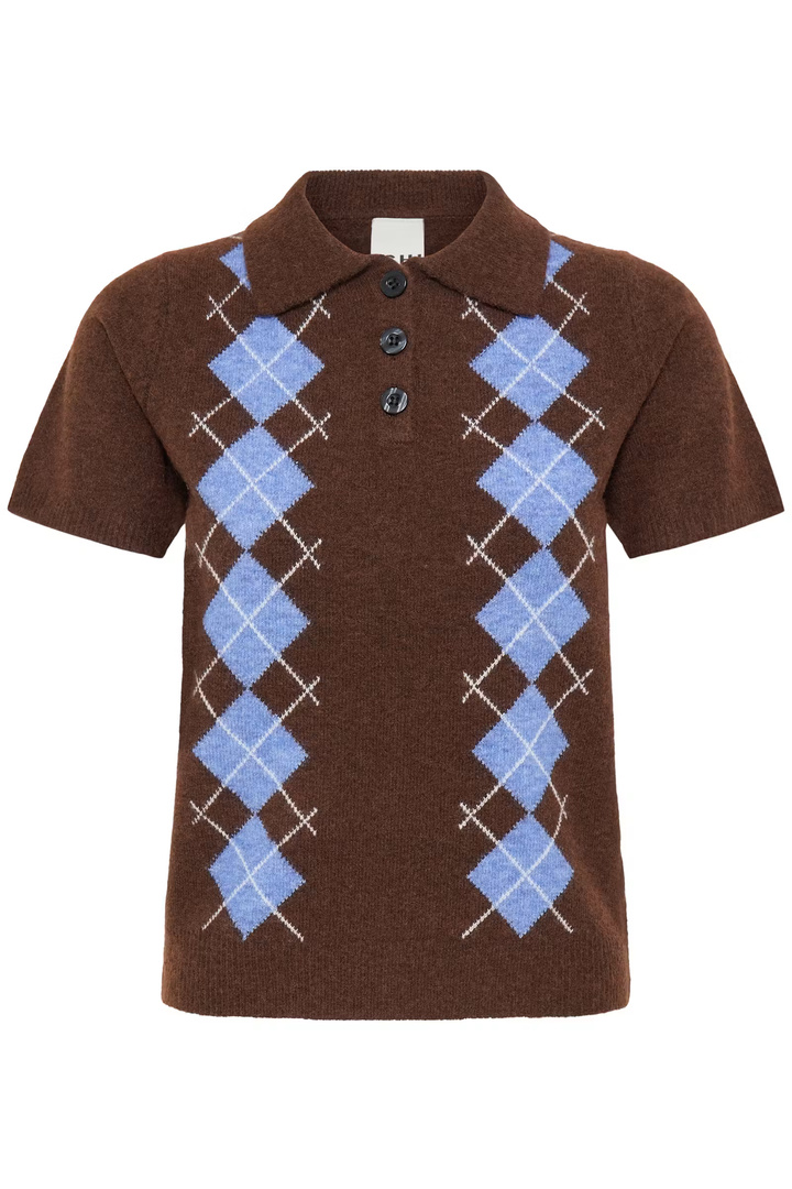 IHDASILA Knit Chicory Coffee Harlequin / Brown