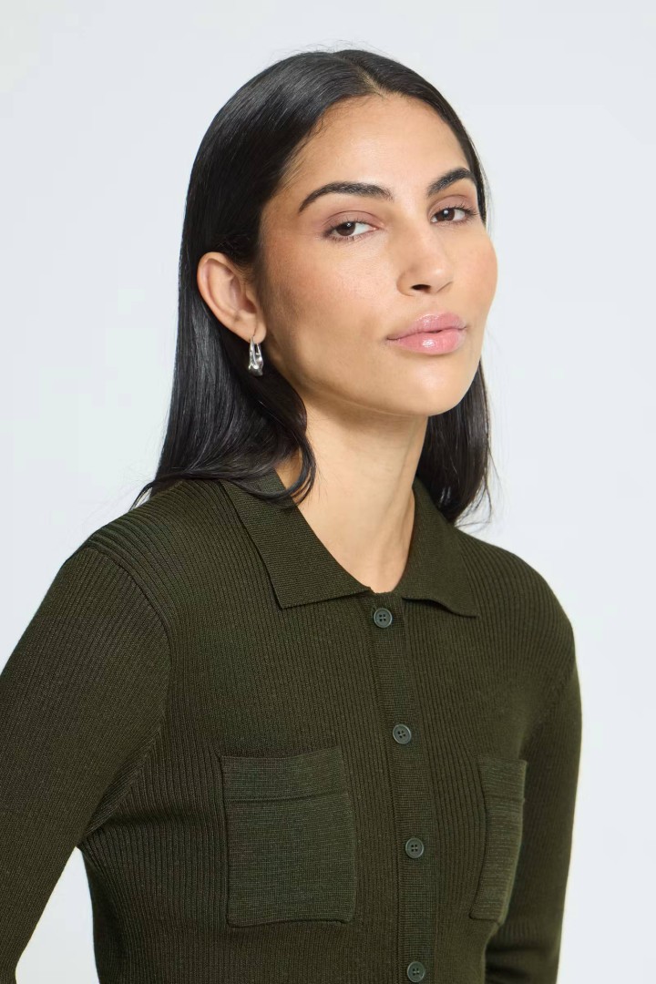 IHLULS Cardigan Rosin / Green