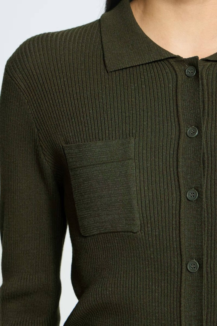 IHLULS Cardigan Rosin / Green