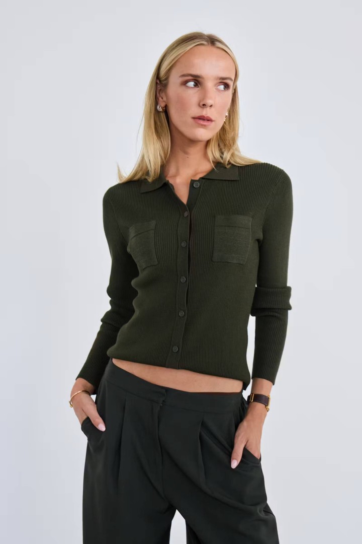 IHLULS Cardigan Rosin / Green