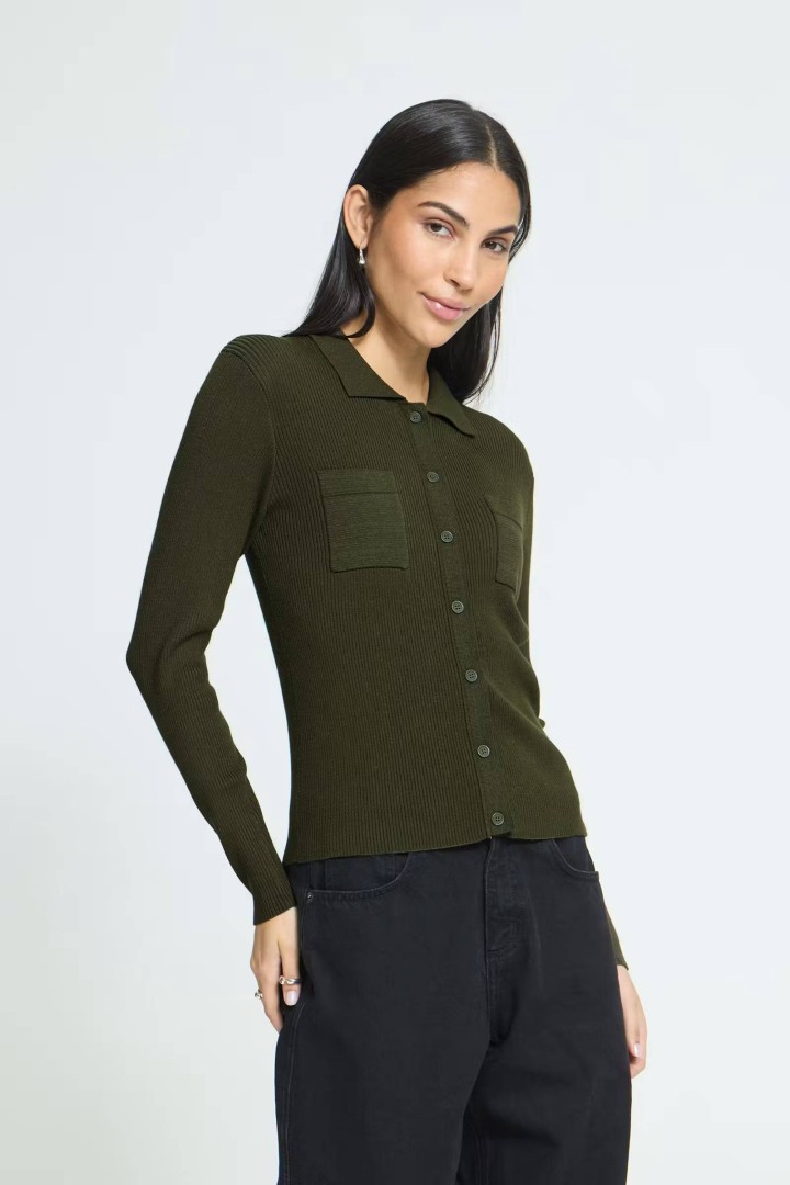 IHLULS Cardigan Rosin / Green