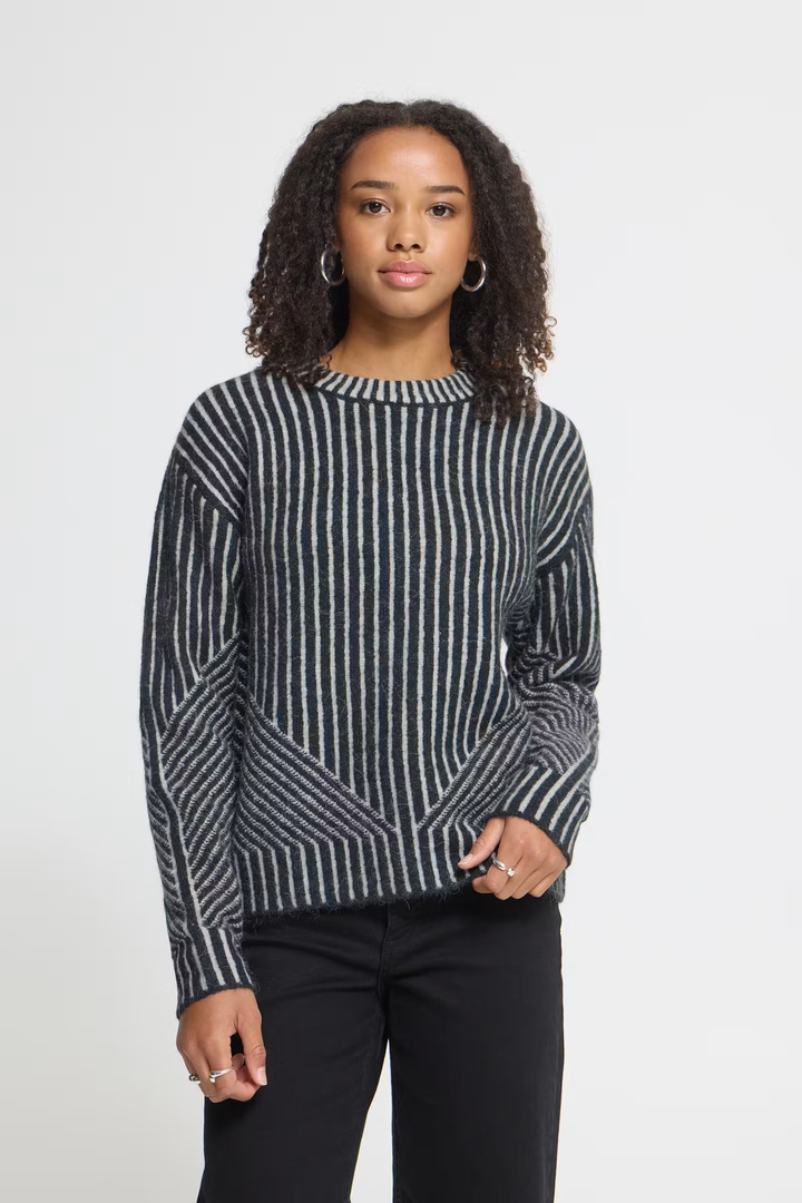 IHKAMARA Knit Total ECD Stripe / Blue