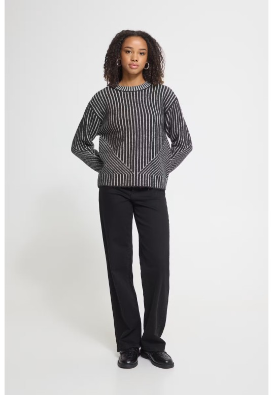 IHKAMARA Knit Total ECD Stripe / Blue