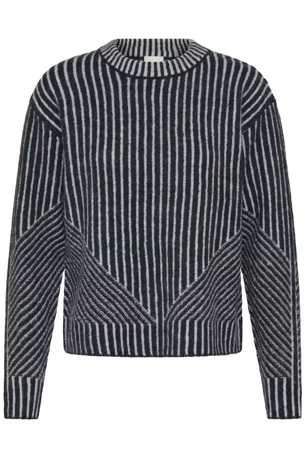 IHKAMARA Knit Total ECD Stripe / Blue