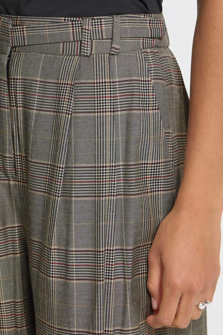IHLAITO Pants Black/Toasted Check