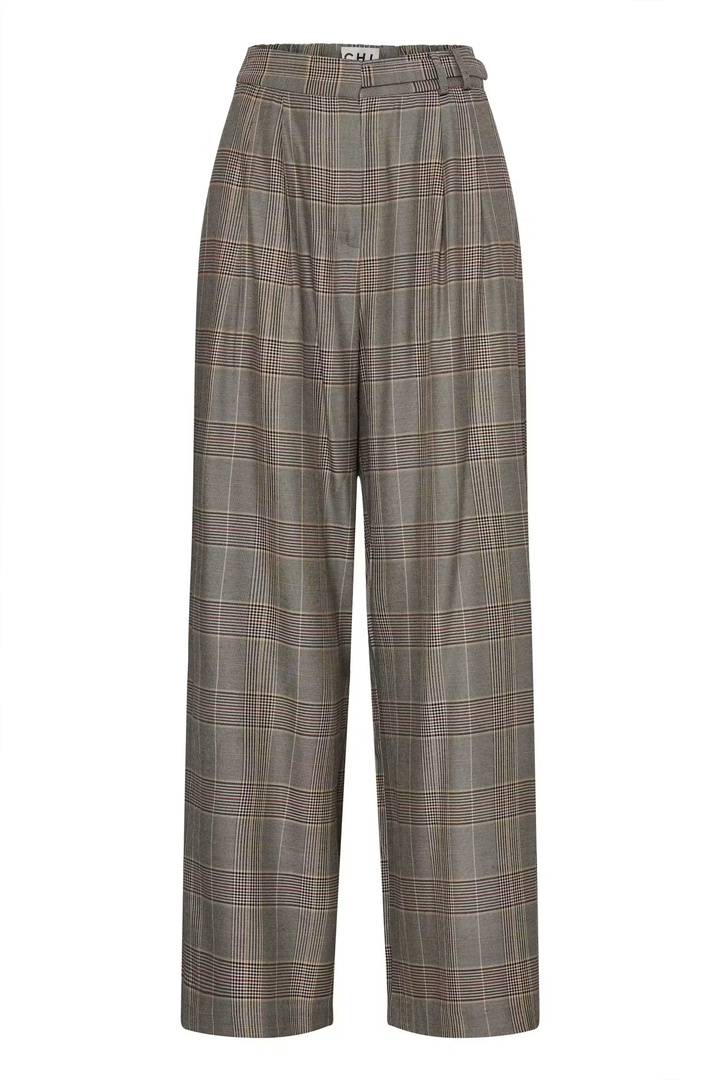 IHLAITO Pants Black/Toasted Check