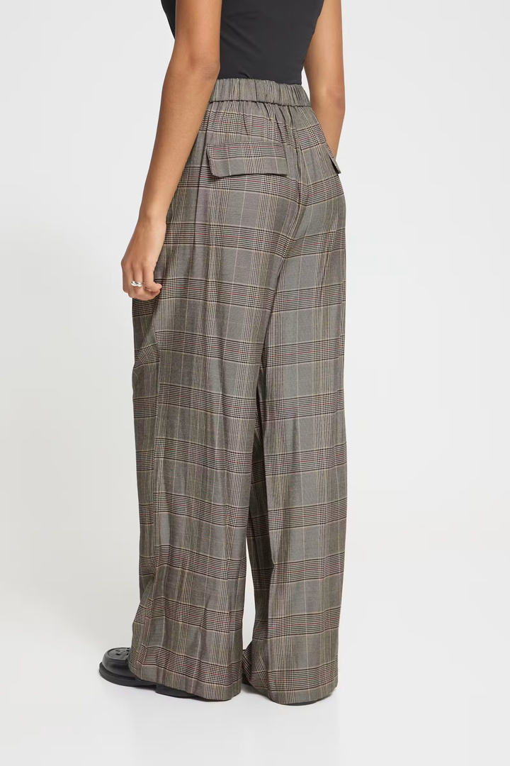 IHLAITO Pants Black/Toasted Check