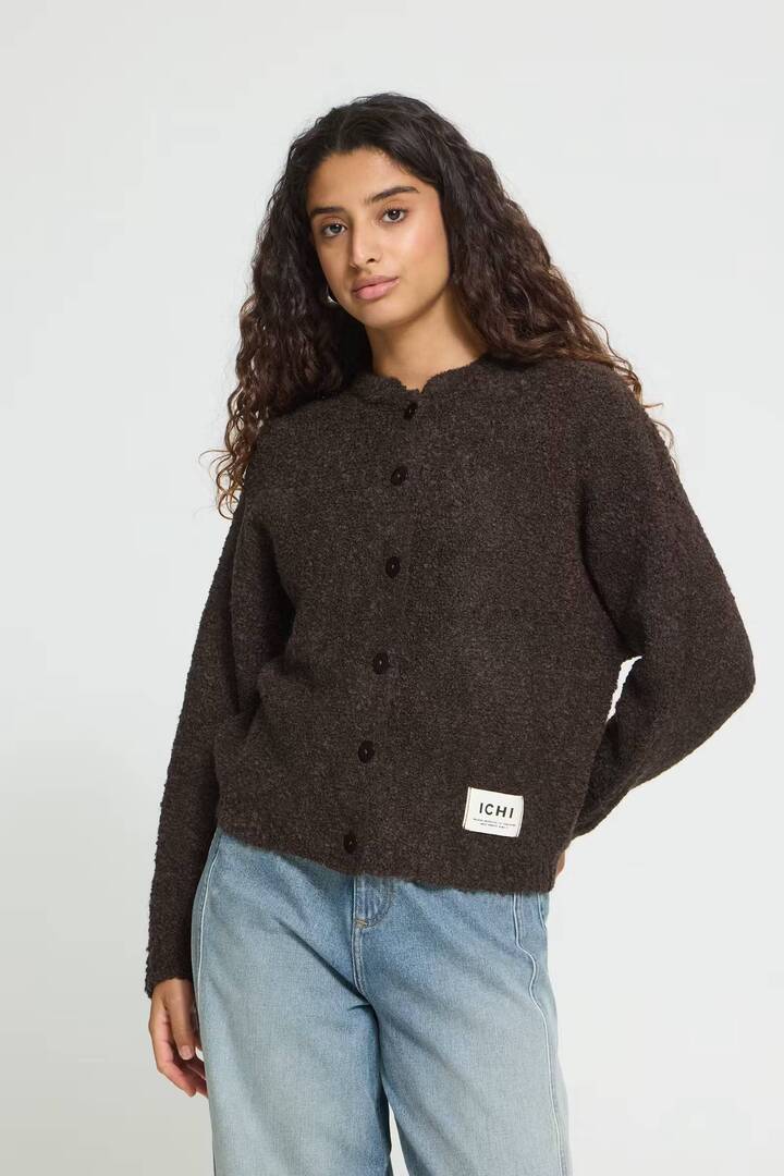 IHBLARISA Cardigan Coffee Bean / Brown