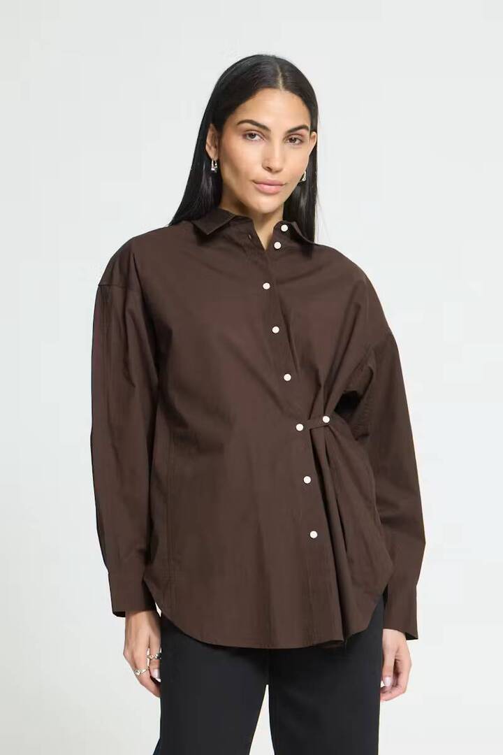 IHKAYSA Shirt Coffee Bean / Brown